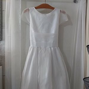 Kids White Dress
